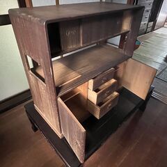 昭和初期の桐の小箪笥（小引き出し）　引き出しにからくりロックあり　　　　　　★引取り期限　10月30日〆切の画像