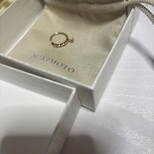 ミキモト ディナーリングコレクションK18ピンクゴールドイヤーカフ