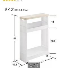 【ニトリ】サニタリーワゴンの画像
