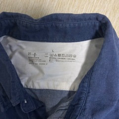 無印良品長袖シャツ　　の画像
