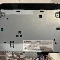 Pioneer ディスプレイオーディオ FH-6500DVD 6.8インチ 2D CD DVD USB Bluetooth iPod iPhone AUX DSP カロッツェリアの画像