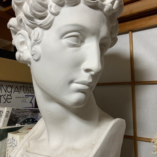 ダビデ像　石膏像