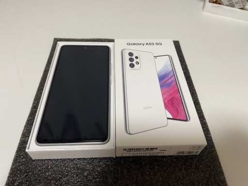 Samsung Galaxy A53 5G 本体　ホワイト