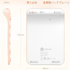 iClever ワイヤレス テンキー ピンク IC-KP08の画像