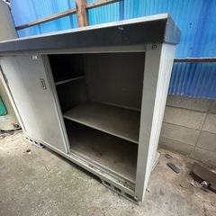 屋外用　大型収納庫 物置棚 工具収納 ガーデン収納の画像
