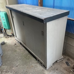 屋外用　大型収納庫 物置棚 工具収納 ガーデン収納の画像