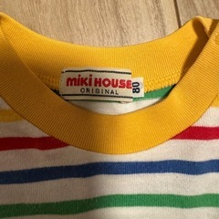 ミキハウスTシャツの画像