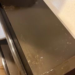 レンジ台　レンジラック　キャスター付き キッチン　ホームワゴン　 棚　ブラウン　の画像