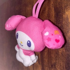 マイメロディーマスコット　マクドナルド×サンリオコラボ　ハッピーセットの画像
