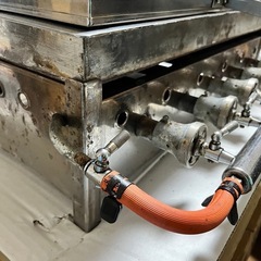 ガスグリドルLPガス 蓋付きの画像