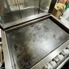 ガスグリドルLPガス 蓋付きの画像
