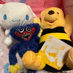 ぬいぐるみ 収納2つの画像