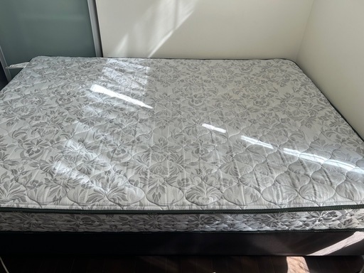 【Serta】マットレス&フレーム　ダブルベッド　2025/12/21取引限定