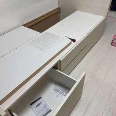 ベッド　無料　バラして引き取り限定の画像