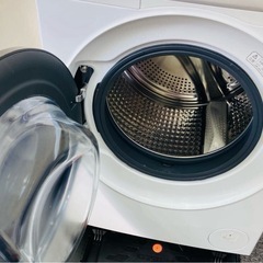 【最安値】2024年購入AQUAドラム式洗濯乾燥機　ヒートポンプAQW-D12P 洗剤自動 配達無料！の画像