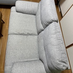 二人掛けファブリックソファ⭐️ニトリ⭐️幅143x奥行83x高さ84cm⭐️2人掛けソファ⭐️千葉市より⭐️配送もご相談下さい⭐️の画像