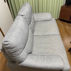 二人掛けファブリックソファ⭐️ニトリ⭐️幅143x奥行83x高さ84cm⭐️2人掛けソファ⭐️千葉市より⭐️配送もご相談下さい⭐️の画像