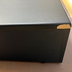 【引取限定】スライド収納付き センターテーブル（ブラック）テレビ台の画像