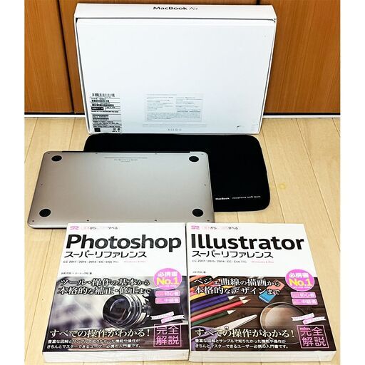 MacBookAir(11インチ)】*Adobe CS6・教則本・カバー付き! MacBookAir(11インチ)】*Adobe CS6・教則本・カバー付き!