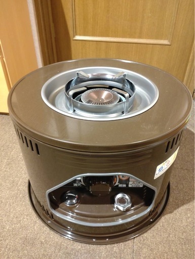 ガスストーブ HH-S219E ブラウン  新古品