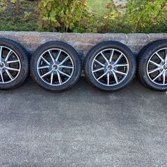 BRIDGESTONE♪ブリヂストン♪ホイール付きスタッドレス♪ブリザックVRX2♪155/65R14♪2021年製♪4本セットの画像