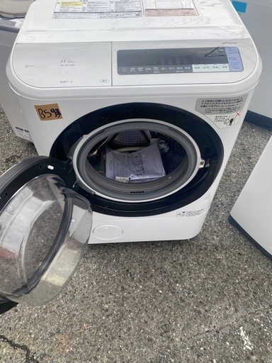NO B593?福岡市内配送設置無料✨?BD-NV110BL-S ドラム式洗濯乾燥機 ビッグドラム シルバー [洗濯11.0kg /乾