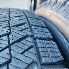 BRIDGESTONE♪ブリヂストン♪ホイール付きスタッドレス♪ブリザックVRX2♪155/65R14♪2021年製♪4本セットの画像