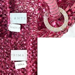 【極美品】ANTEPRIMA アンテプリマ スクエア ワイヤーバッグ フクシアピンクの画像
