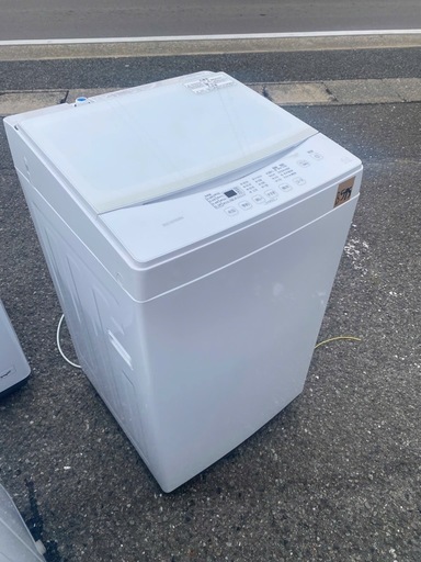 NO B595?福岡市内配送設置無料✨?全自動洗濯機 ホワイト IAW-T603WL [洗濯6.0kg /簡易乾燥(送風機能) /上開