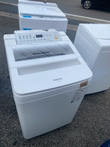 NO B596?福岡市内配送設置無料✨?NA-FA90H6-W 全自動洗濯機 FAシリーズ ホワイト [洗濯9.0kg /乾燥機能無 