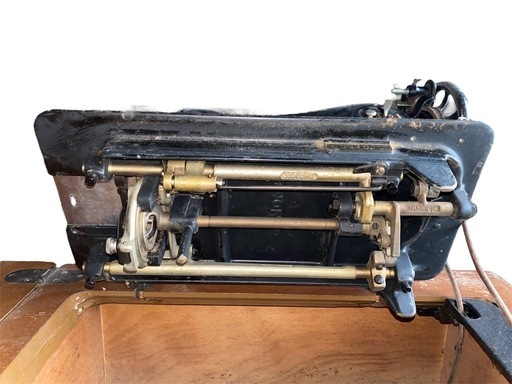 アンティークミシン JANOME 台・説明書付 ヴィンテージ ミシン ma141