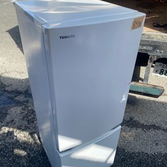 NO B590🌈福岡市内配送設置無料✨🌈GR-R15BS-W 冷蔵庫 BSシリーズ セミマットホワイト [153L /2ドア /右開きタイプ] 2020年の画像