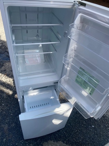 NO B590?福岡市内配送設置無料✨?GR-R15BS-W 冷蔵庫 BSシリーズ セミマットホワイト [153L /2ドア /右開き