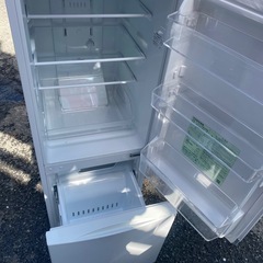 NO B590🌈福岡市内配送設置無料✨🌈GR-R15BS-W 冷蔵庫 BSシリーズ セミマットホワイト [153L /2ドア /右開きタイプ] 2020年の画像