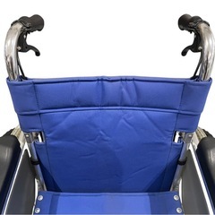 ○松永福利器具製造 アルミ介助式車椅　車いす 13.2kg AR-500 約 幅640×奥行980×高さ850(㎜) 折りたたみ時 約 幅440×奥行980×高さ850(㎜)の画像