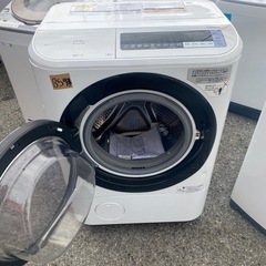 NO B593🌈福岡市内配送設置無料✨🌈BD-NV110BL-S ドラム式洗濯乾燥機 ビッグドラム シルバー [洗濯11.0kg /乾燥6.0kg /ヒートリサイクル乾燥 /左開きの画像