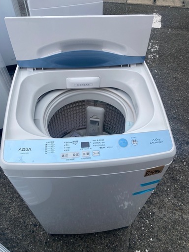 NO B594?福岡市内配送設置無料✨?洗濯機　アクア　2019年製　7kg　AQW-H73　