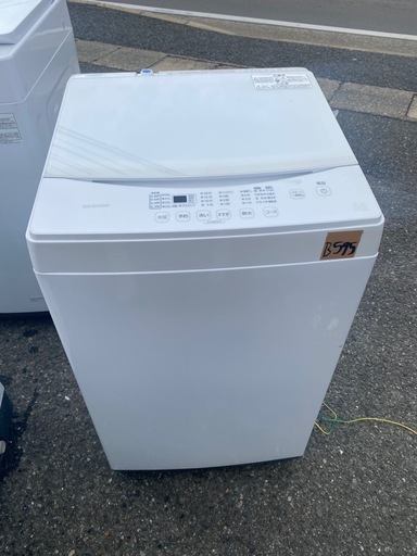 NO B595?福岡市内配送設置無料✨?全自動洗濯機 ホワイト IAW-T603WL [洗濯6.0kg /簡易乾燥(送風機能) /上開