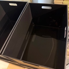 ニトリ N インボックス　ブラック　6個の画像
