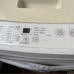 無印良品 洗濯機 5キロ【24日引き取り可能な方即決）】の画像