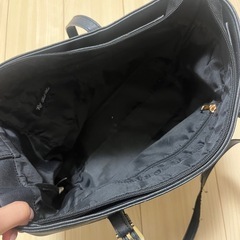 黒　ハンドバッグ　トートバッグの画像