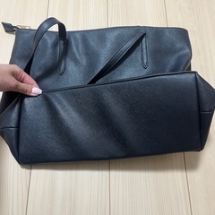 黒　ハンドバッグ　トートバッグの画像