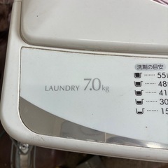 ⑪【2008年】洗濯機 7kg　SANYO ASW-70Aの画像