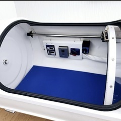 酸素カプセル　ほぼ新品　定価380万  半額以下！エアコン付き！送料込み価格！疲労回復　体質改善　二日酔い　血行促進　の画像