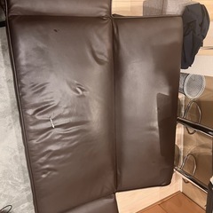 【引き取り限定】3点(ソファベッド、掃除機、オーブンレンジ)セットの画像