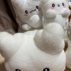 【取引中】はなまるおばけのぬいぐるみセットの画像