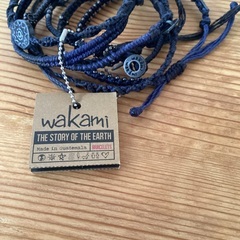 Wakami  7連　ブレスレット　☆ ブルー系☆      普通郵便の画像