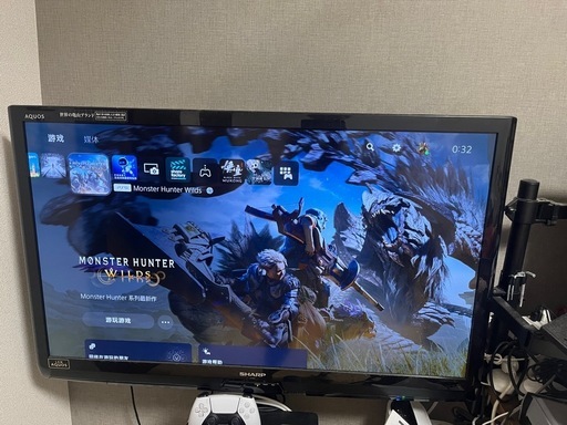 AQUOSテレビ(LC-40V5)+テレビスタンド