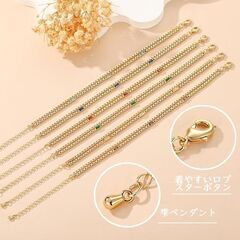 未使用 ブレスレット レディース 誕生石11月 14Kメッキ ゴールド ステンレスの画像