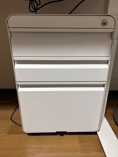 flexispot E7 160×70 電動昇降デスクセット ケーブルトレー・キャビネット付き